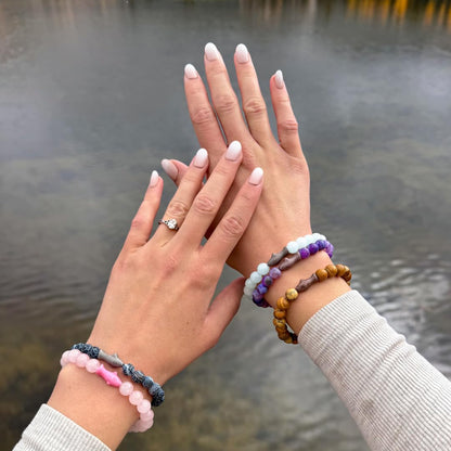 Fahlo Shark Tracking Bracelet – Track a Real Shark's Journey – Supports Wildlife Conservation – Elastic – on Interactive Mobile App Map – Unisex Ocean Conservation Gift