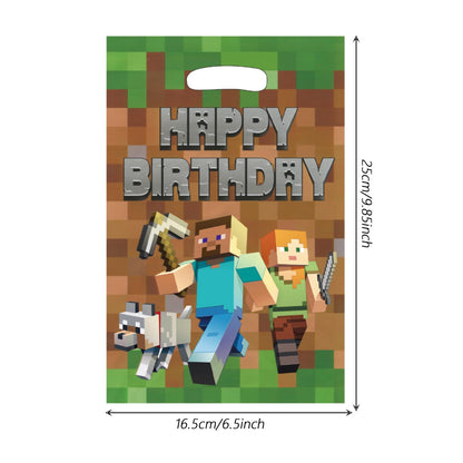 For Pixel party gift bags 30PCS, supplies, and decorations. Perfect for cartoon parties, ideal for kids, and great for family events, prizes,