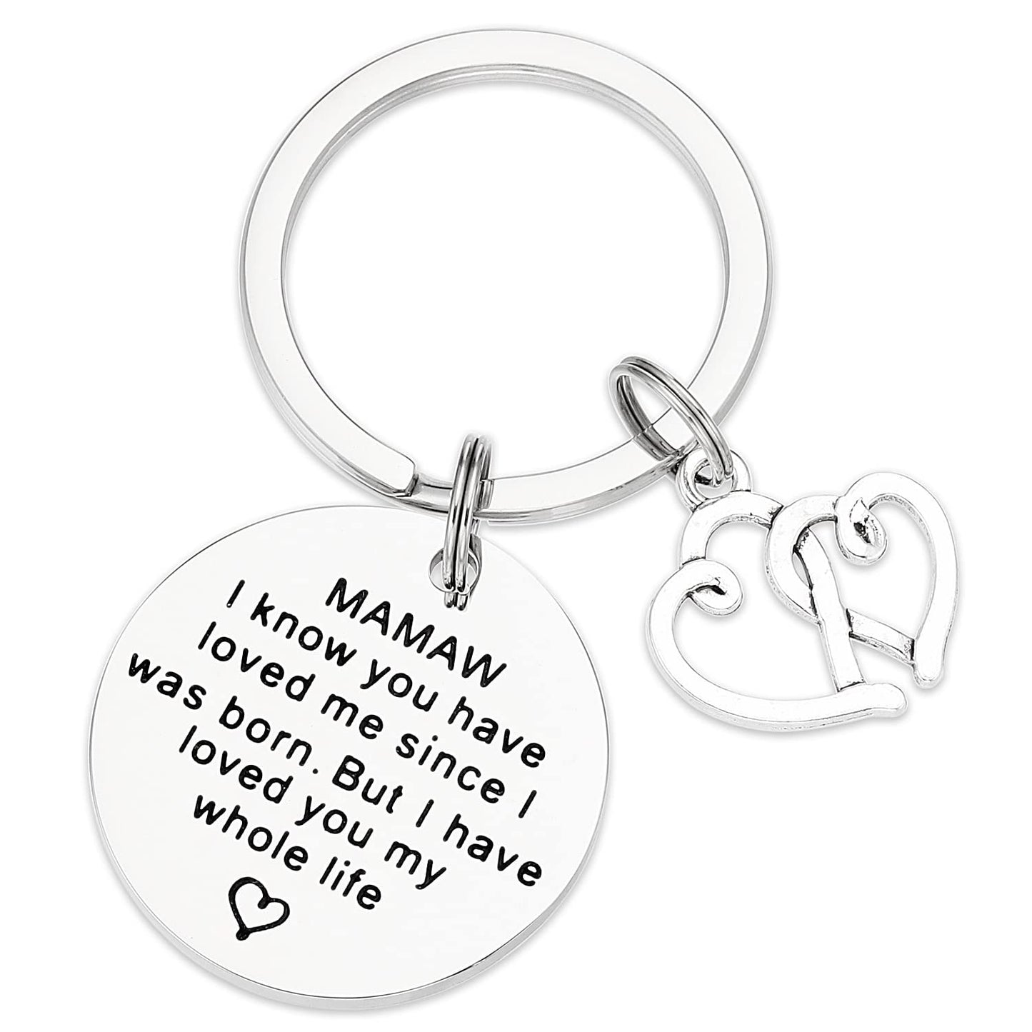 Mamaw Gifts Keychain for Women - Best Mamaw Ever Key Chains Gift