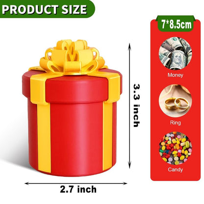 LUOMAR 3D Printed Annoying Nested Screw Gift Box – Reusable Funny Prank Box, Surprise Boxes for Money, Ring & Small Keepsakes, Perfect for Christmas, Father's Day, Mother's Day & Office Party Favors