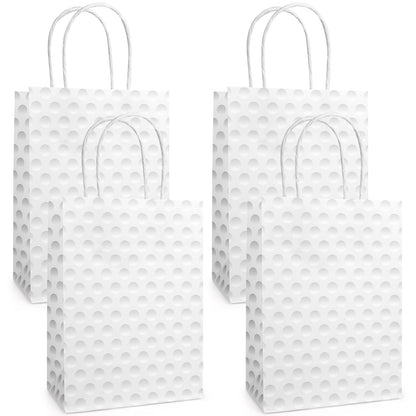 Lemicin 12 Pack Golf Gift Bag Golf Themed Party Favor Bags Candy Paper Goodie Bags with Handles Snack Party Favor Bag for kids Boys Birthday Baby Shower Decoration Supplies