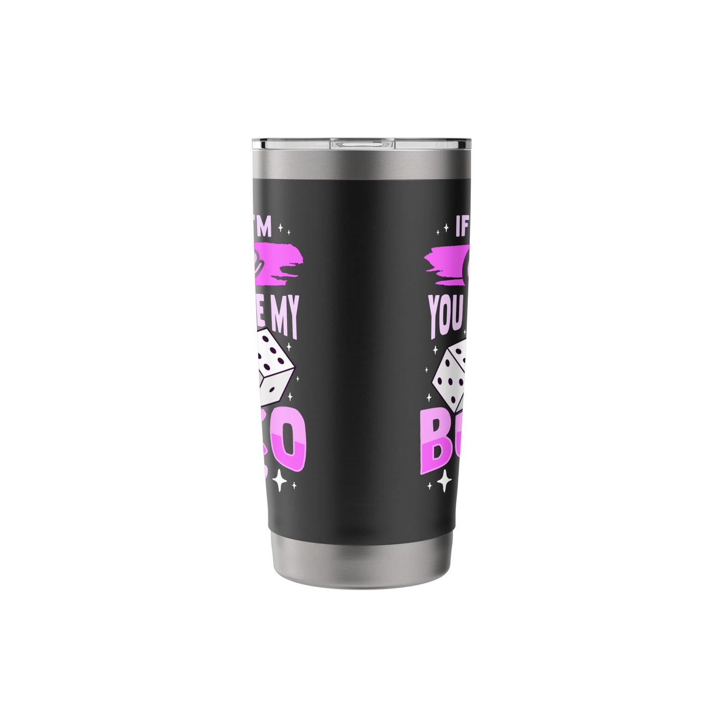 Bunco Game and Bunco Group Design for Bunco Babes Stainless Steel Insulated Tumbler