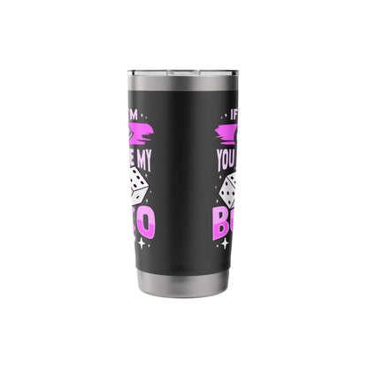 Bunco Game and Bunco Group Design for Bunco Babes Stainless Steel Insulated Tumbler