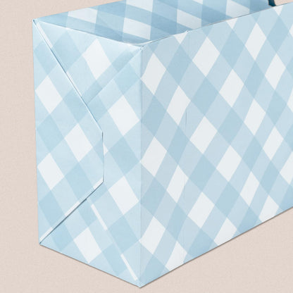 Small Gift Bags with Handles, 12-Pack Paper Party Favor Goodie Bags, 5.82 x 3.54 x 8.18 Inches, 6 Designs in Picnic Daydream, Ideal for Easter, Birthdays, Baby Showers, and Christmas Parties