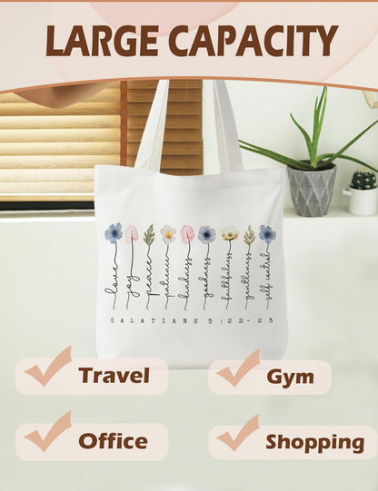 Bible Bags for Women, Christian Tote Bag, Gifts for Christian Women