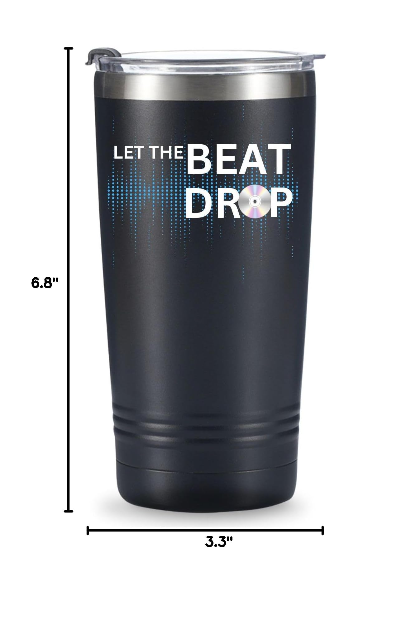 Onebttl DJ Gifts for Men, Women, Disc Jockey Gifts, Disco & Bar Lovers - Let the Beat Drop