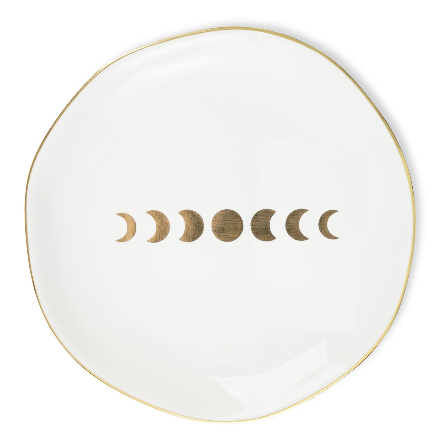 InnoBeta Witchy Gifts for Women, Moon Gifts Ceramic Jewelry Tray Decorative Trinket Dish for Rings Earrings Necklaces Bracelet Watch Keys
