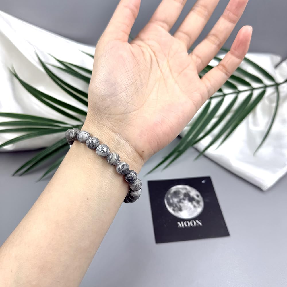 Solar System Planet Bracelet for Women Men Guardian Jewelry Eight Planets Beaded Bracelet for Astronomy Enthusiast Gift Natural Stone Jewelry