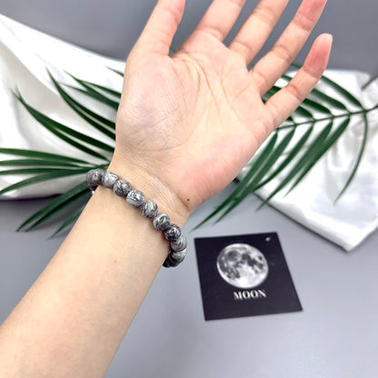 Solar System Planet Bracelet for Women Men Guardian Jewelry Eight Planets Beaded Bracelet for Astronomy Enthusiast Gift Natural Stone Jewelry