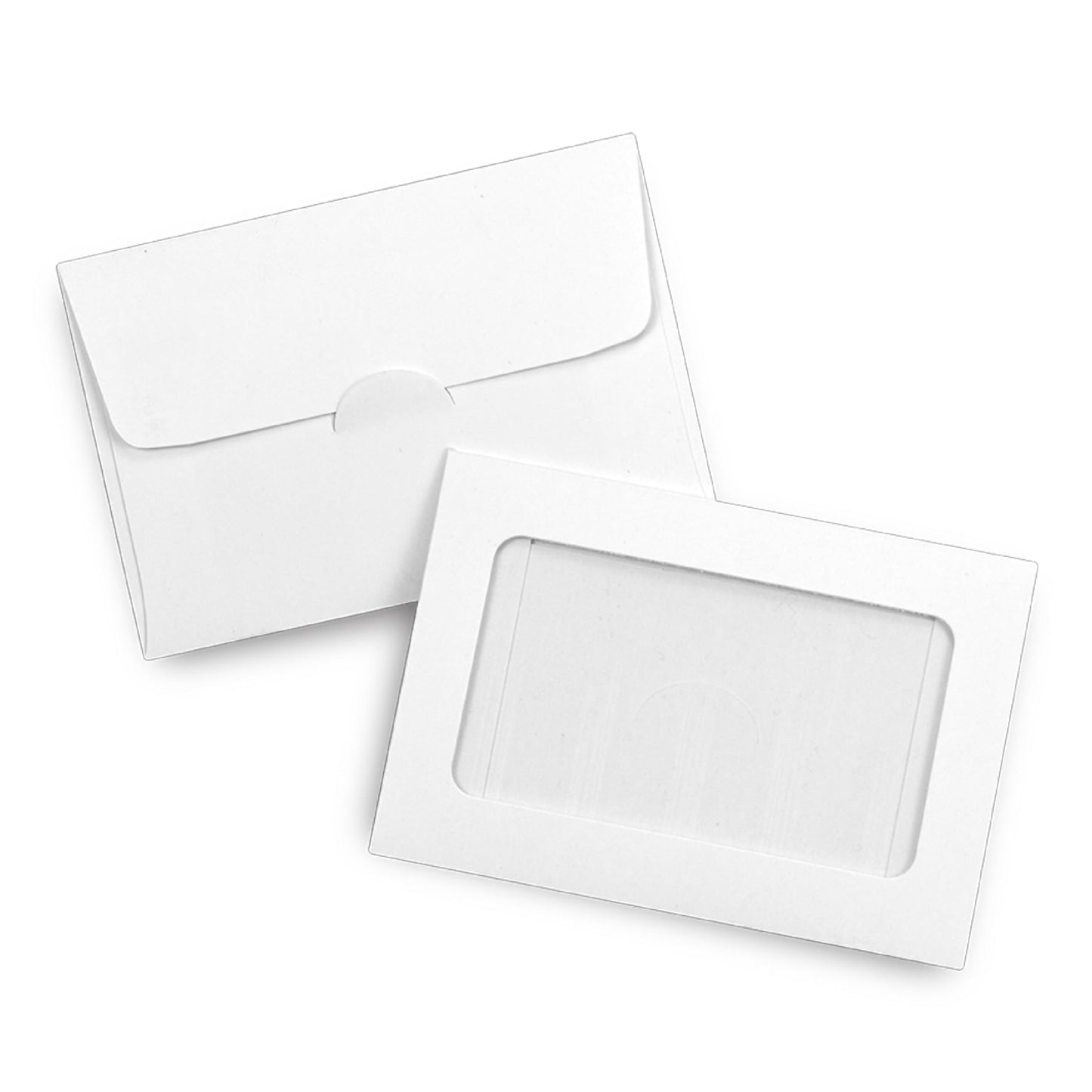 Guardian Gift Card Envelopes with Clear Window, Pack of 100 Blank Small Envelopes for Gift Cards, Business Cards, Key Cards, and More, 2 ½ Inches x 3 ⅝ Inches, White
