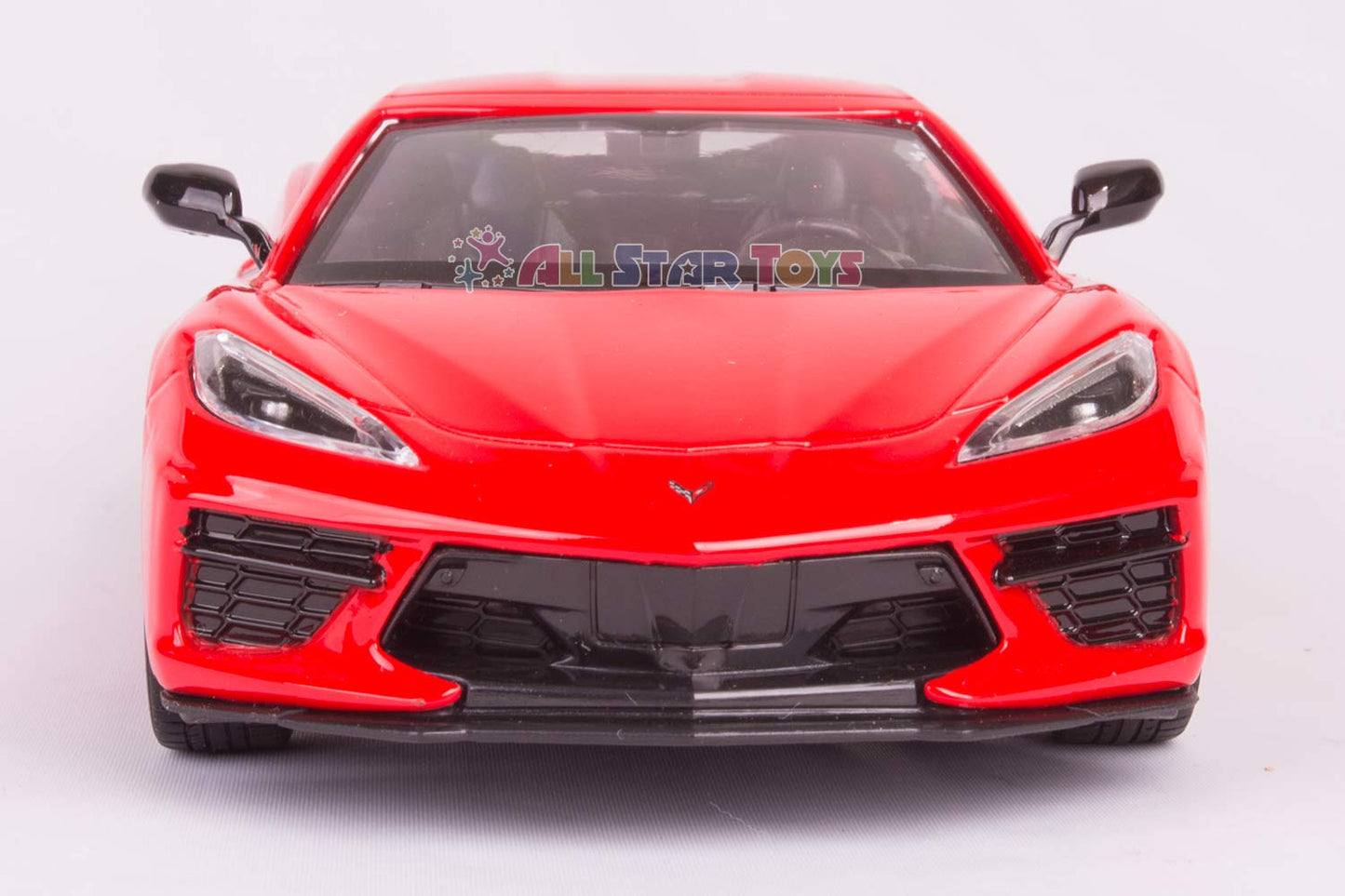 2020 Chevrolet Corvette C8 Stingray Red Timeless Legends 1/24 Diecast Model Car by Motormax 79360