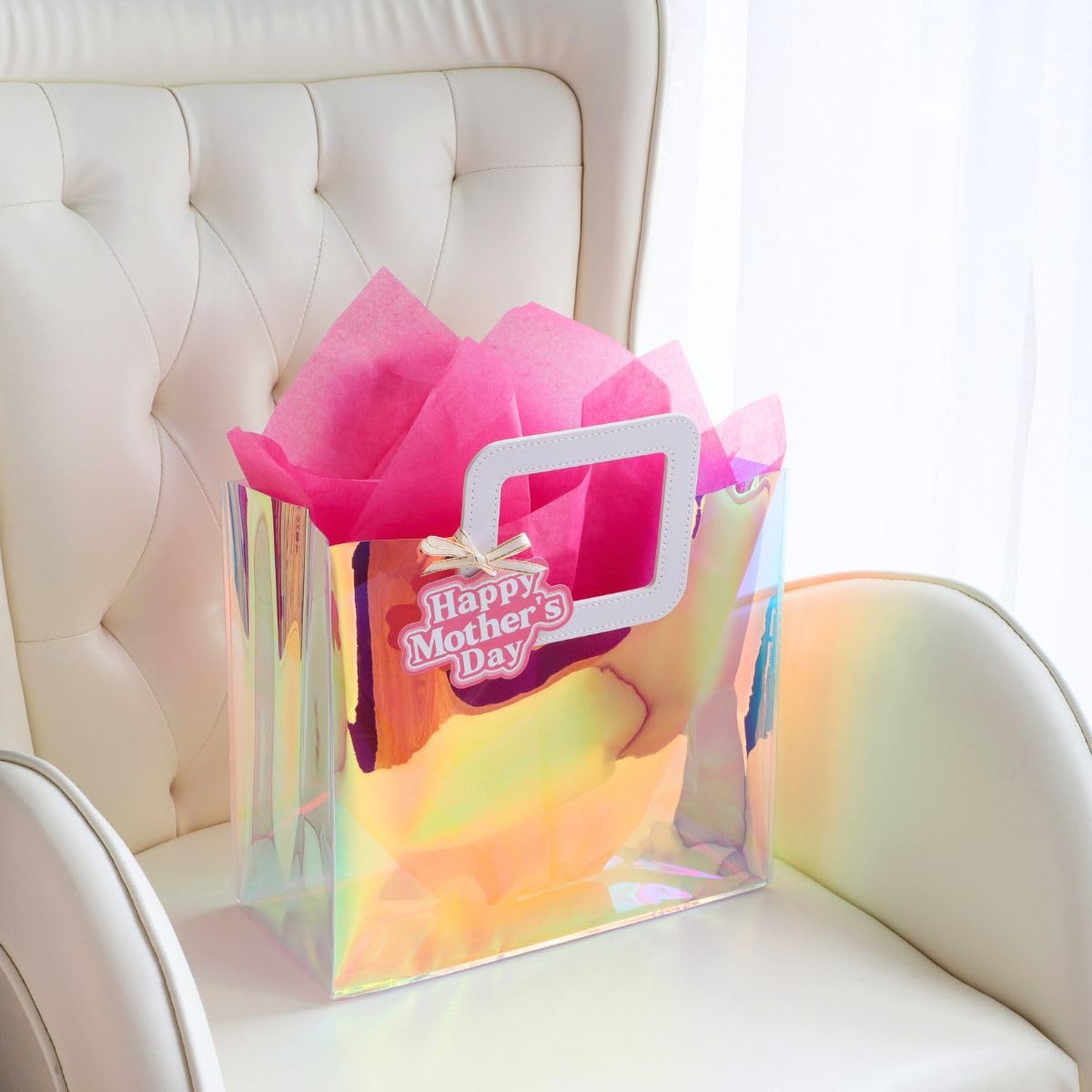11'' Medium Mothers Day Gift Bag with Tissue Paper and Gift Tag