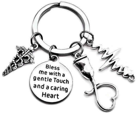 Kit's Kiss Sonographer Gift Sonographer Keychain Ultrasound Tech Gift Radiologist ECG EKG Heartbeat Doppler Charm Sonography Radiology Medical Student Graduation