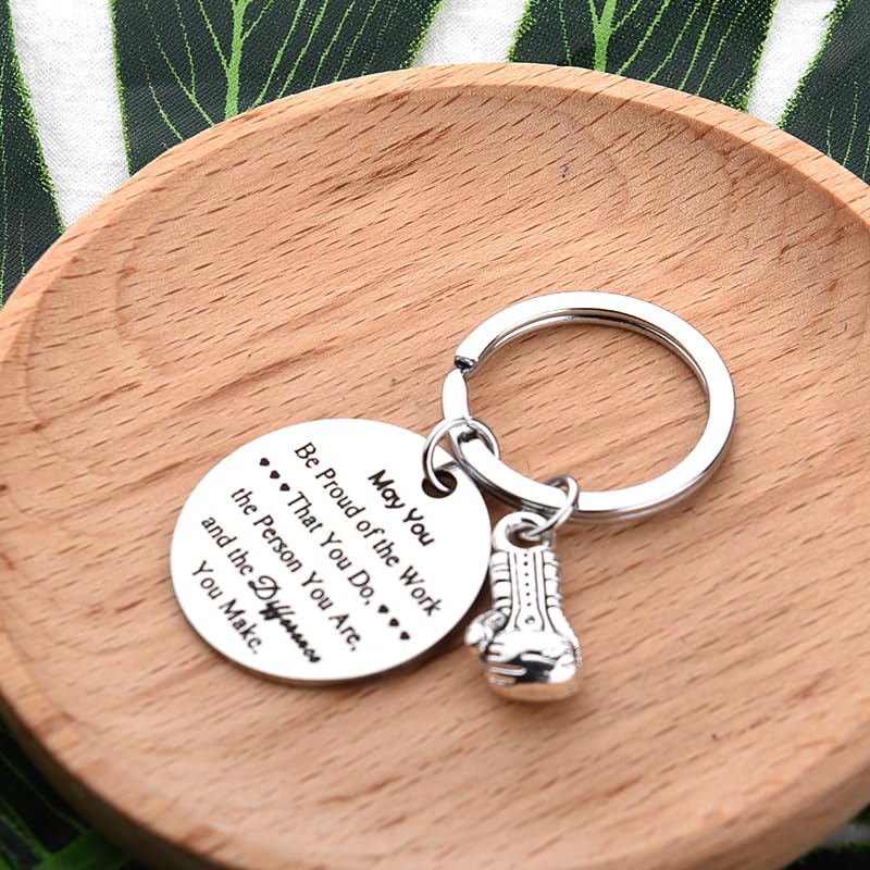 Boxing Coach Appreciation Gifts for Coworkers Boxing Fans Fitness Keyring Gift for Son Granddaughter Boxer Birthday Thank You Gifts for Boxing Lovers Coworker Friend Colleague Boxing Glove Keychain