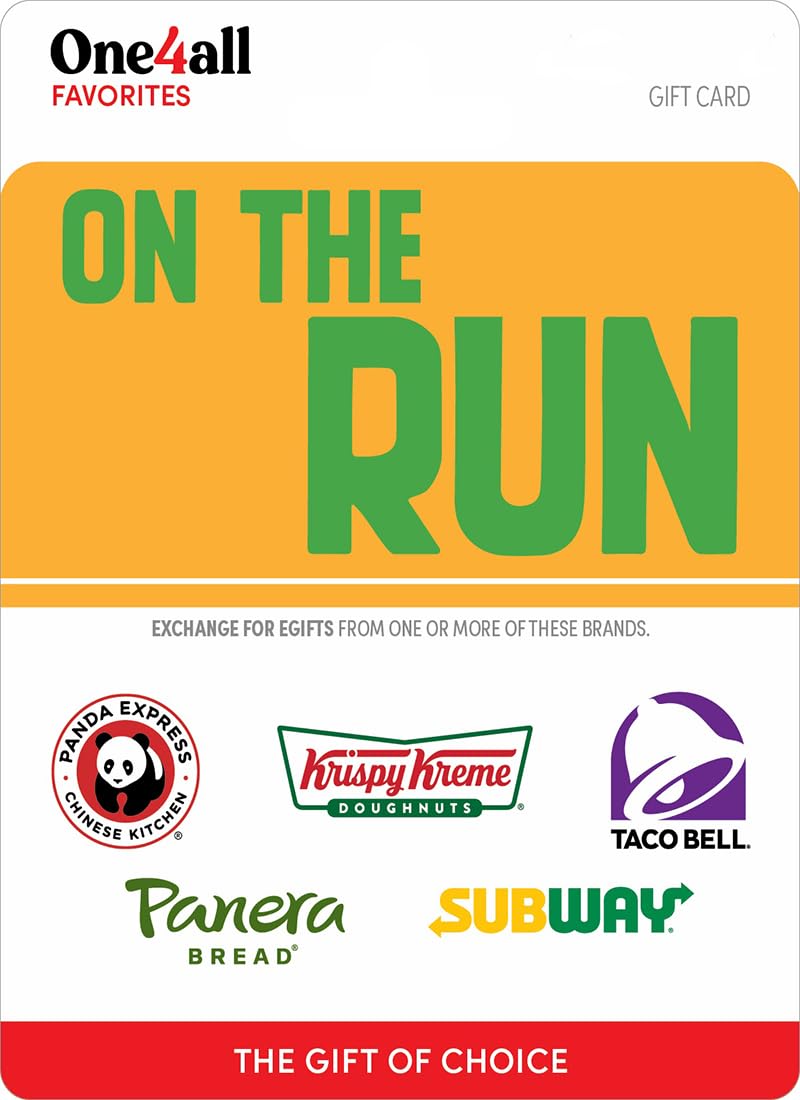 One4all On The Run Physical Gift Card - $40