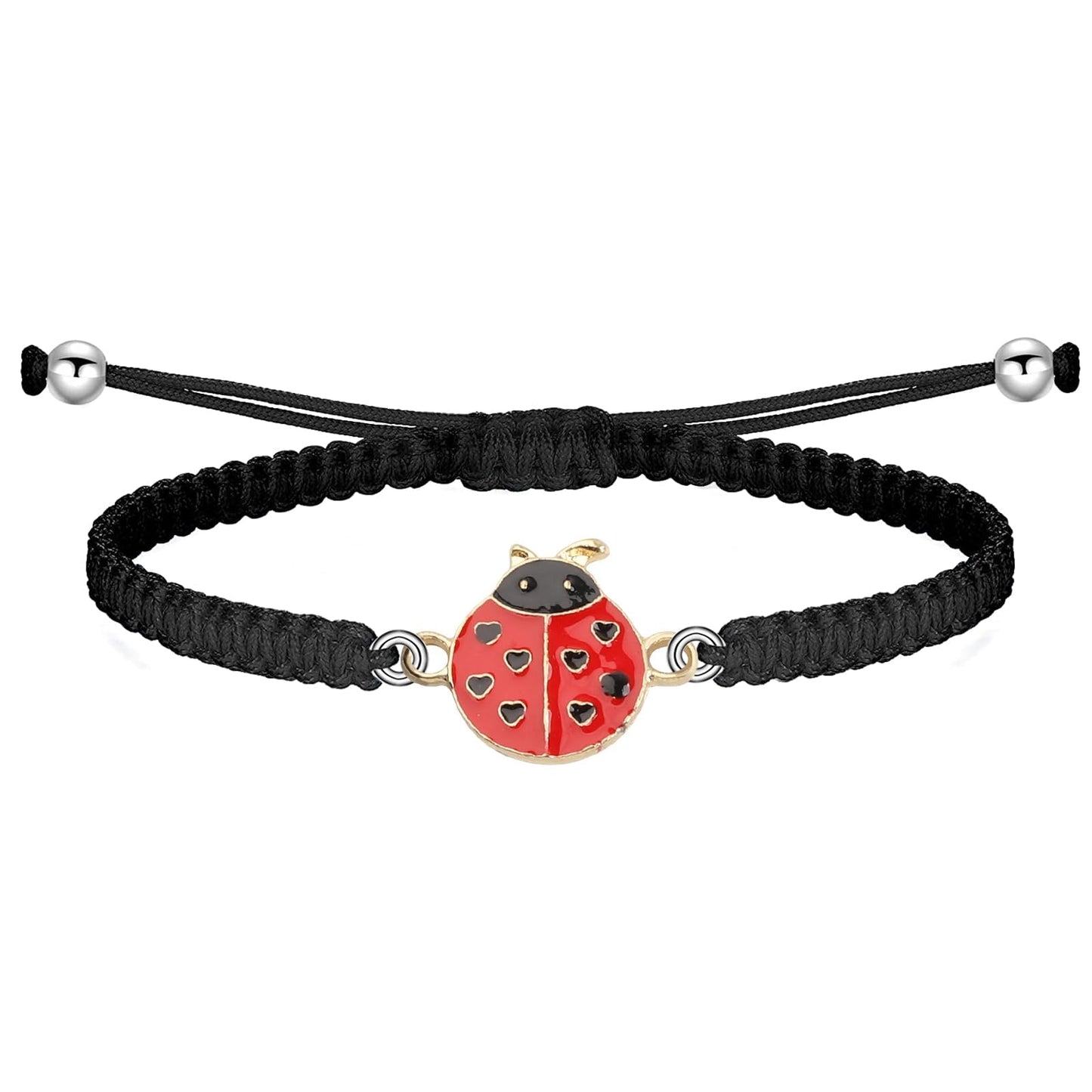 BNQL Ladybug Bracelets Gifts for Women Girls Ladybug Charm Bracelet Ladybug Jewelry Inspiration Ladybug Gifts Ladybug Lover Gifts