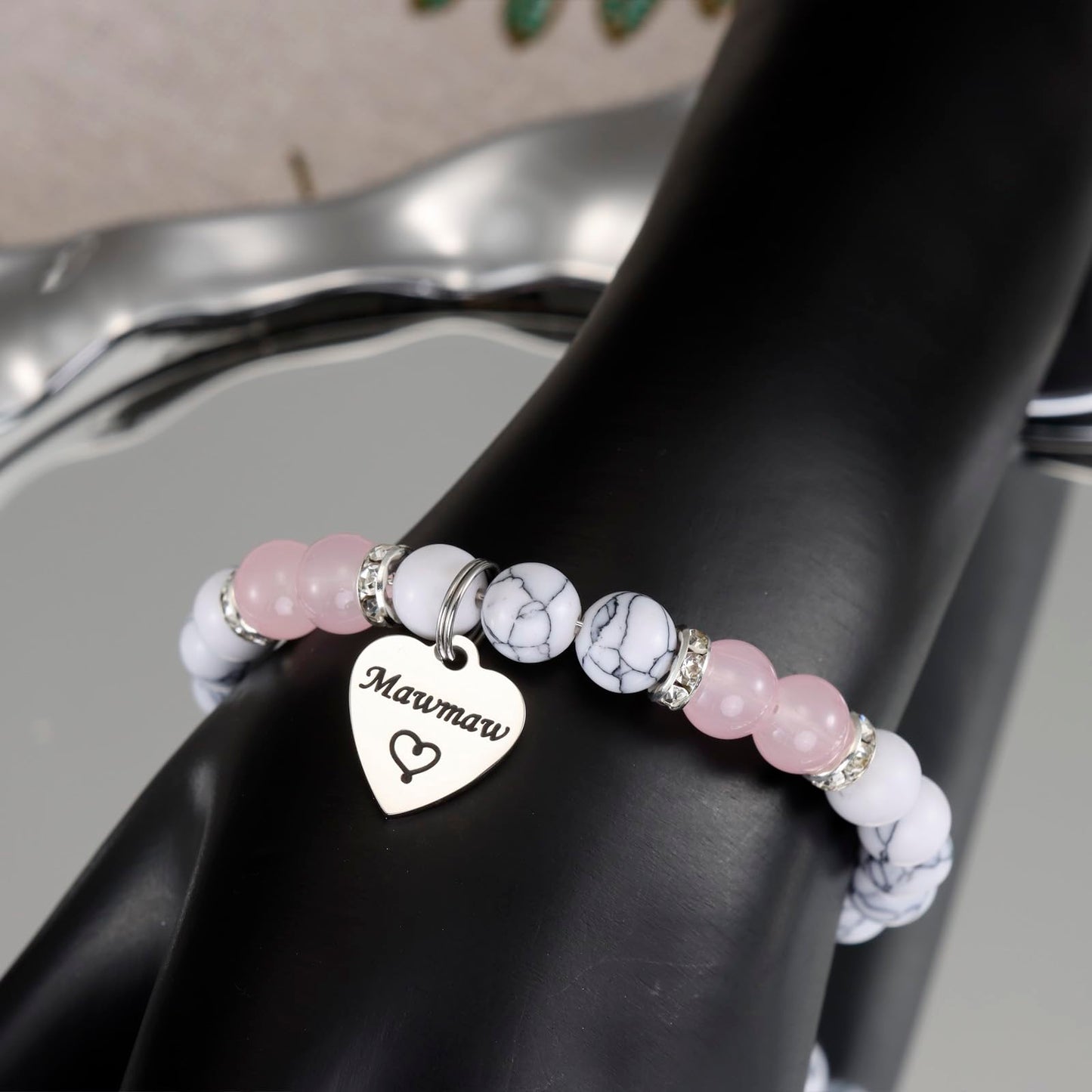 Mawmaw Gifts Bracelet for Women Promoted to Mawmaw Expecting Future First Time New Mawmaw Bracelet