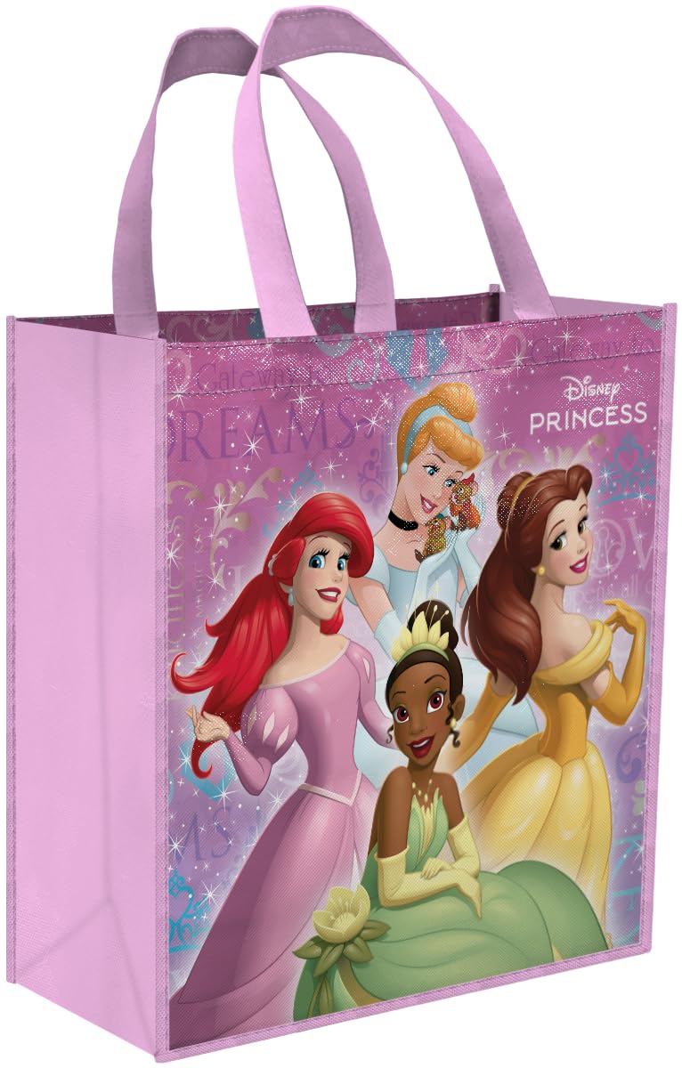 Disney Princess Travel Bag Activity Bundle - Tote Bag Set for Kids with Coloring Book, Princess Stickers, and More (Disney Princess Bag for Girls)