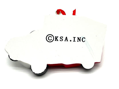 Kurt Adler 4 " Ambulance Ornament, Red, White