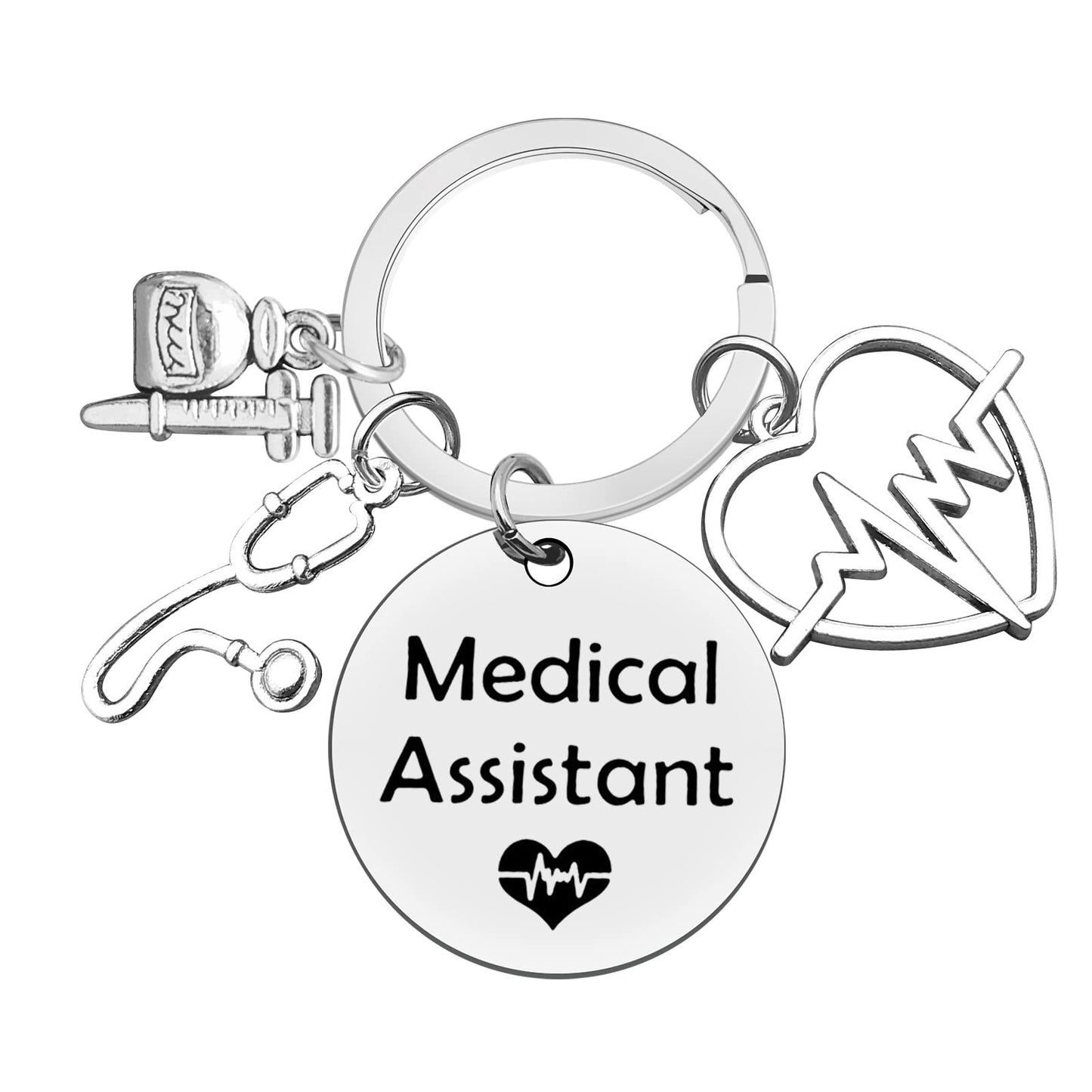 Xiahuyu Medical Assistant Gifts Medical Assistant Keychain MA Medical Assistant Graduation Gifts MA Student Gift Medical Assistant Appreciation Christmas Birthday Gift