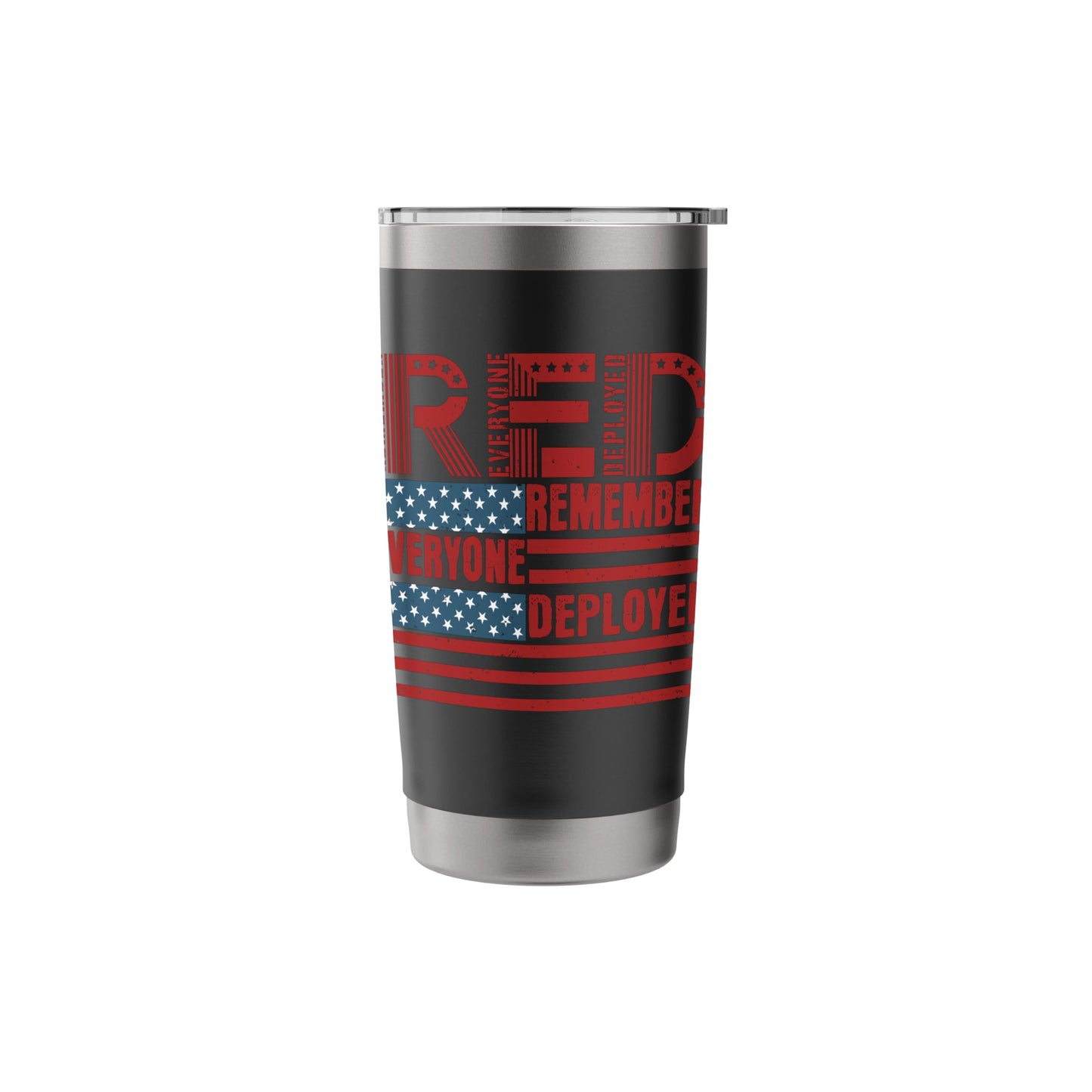 Red Friday Remember Everyone Deployed Deployment Gifts Stainless Steel Insulated Tumbler