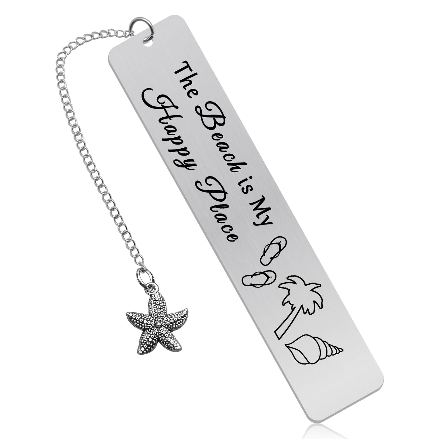 Beach Lover Gift for Women Bookmark Beach Gifts for Women Girls Beach Theme Bookmark Gift Vacation Gift Summer Beach Gift for Beach Lover Graduation Gift for Sister Friends Teens Boys Student