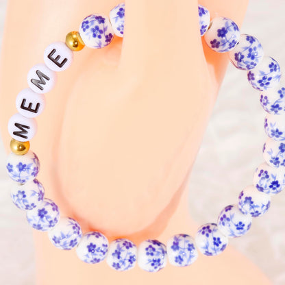 HUTIMY Gifts for Meme Birthday Women Italian Cute Grandmother Mothers Day Bracelet Meme Jewelry