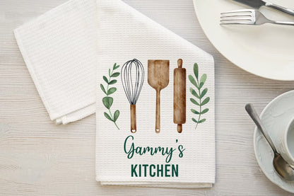 DiandDesignGift Gammy's Tea Towel - Soft and Absorbent Kitchen Decor - Birthday Gift