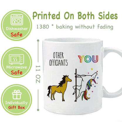 Novelty Officiant Gifts - Funny Wedding Mugs, Best Officiant Ever Gifts from Couple, Bride Groom Thank You Mugs