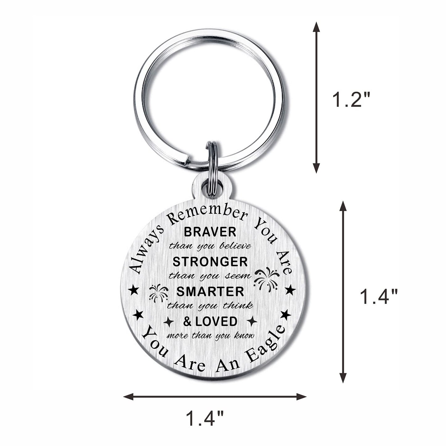 SOUSYOKYO American Eagle Gifts, Eagel Keychain, Eagles Gifts for Men Women Teenage Boys Girl, Eagles Scout Stuff Keepsake Decorations