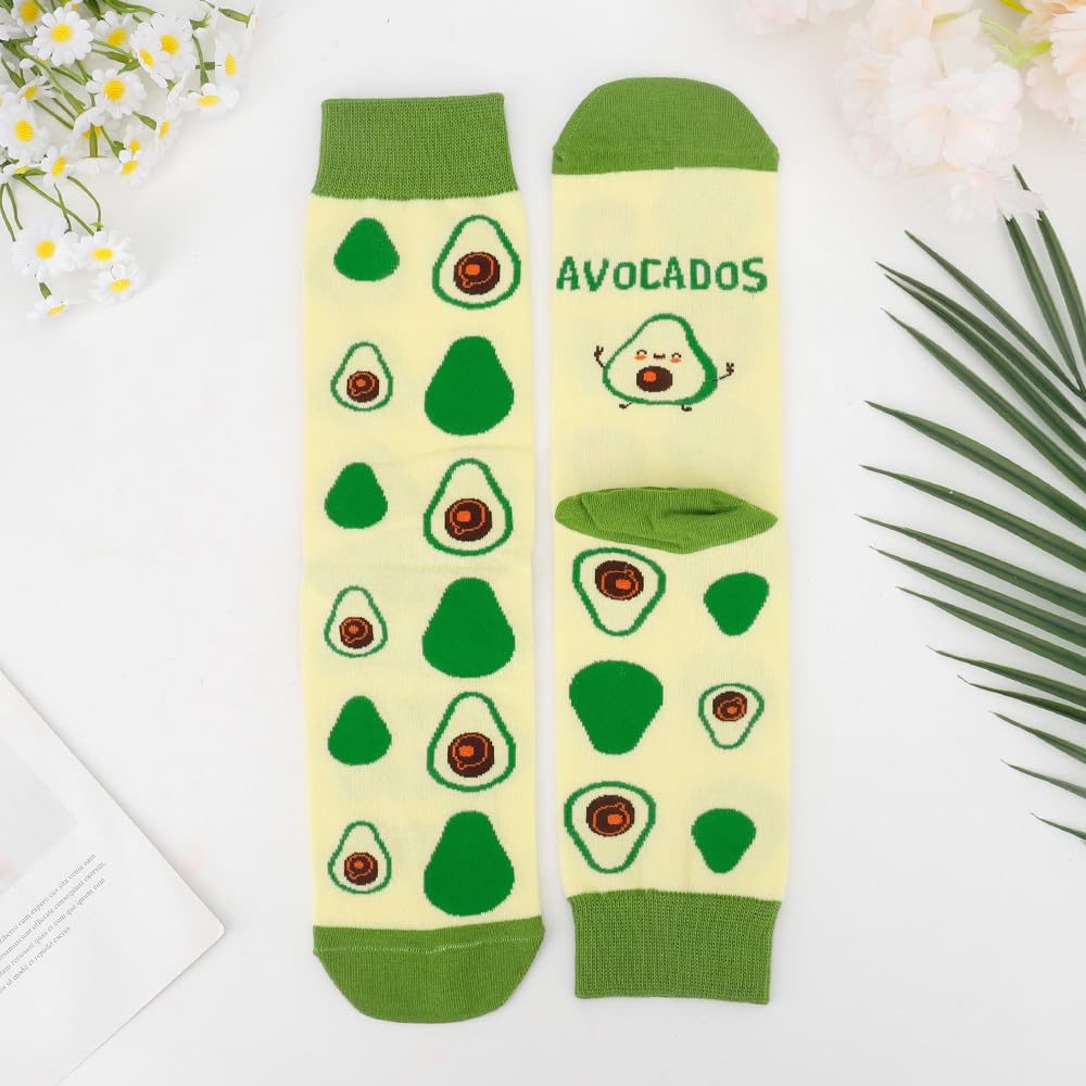 Gifts for Women Girl,Fruit Funny Socks - Christmas Birthday Fruit Gifts for Teen Girl Girlfriend Sisters Daughter
