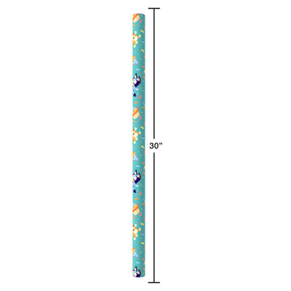 American Greetings 40 sq. ft. Reversible Bluey Wrapping Paper for All Occasions (1 Roll, 30 in. x 192 in.)