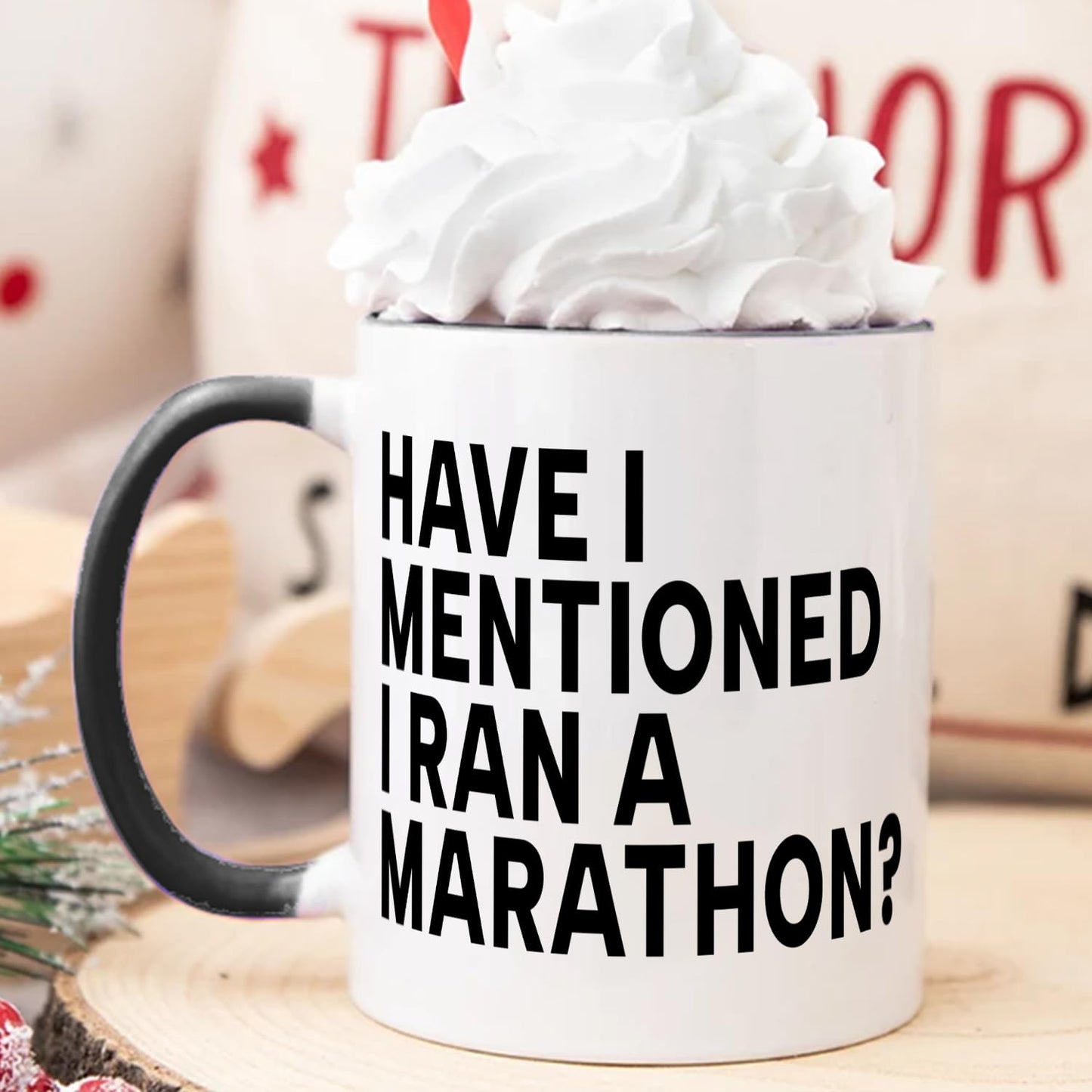 Running Marathon Lover Coffee Mug Gifts for Men and Women, Long Run Finisher Mug, Buddy Trail Fact Hobby Gift