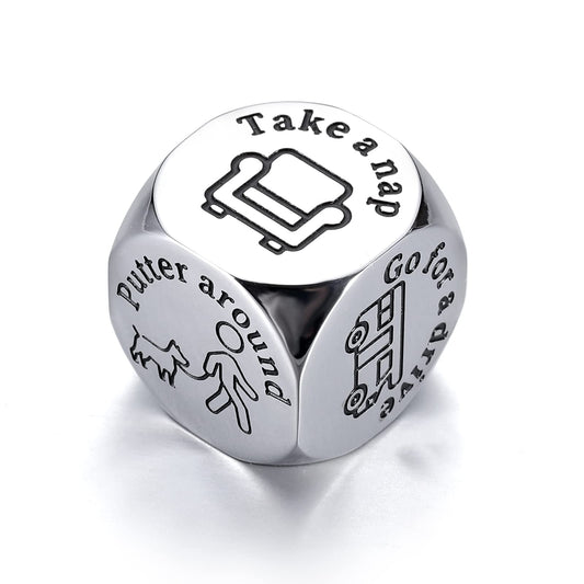 Retirement Gifts for Women Men, Retired Gifts for Men Funny Decider Dice, Retirement Gifts for Boss Coworker Going Away Leaving Gifts for Coworker Retired Teacher Dad Fathers Day from Daughter Son