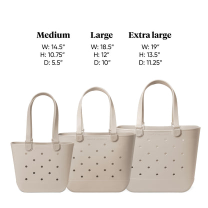 Simple Modern Disney Large Beach Bag | Waterproof Getaway Rubber Tote with Zipper Pocket for Travel, Pool, Boat, Groceries, Sports | Minnie Mouse Ears