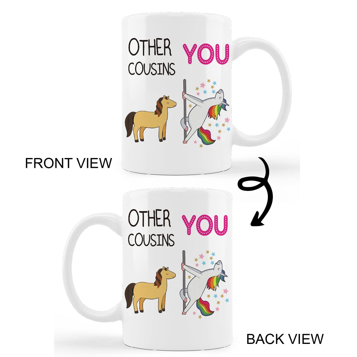 kunlisa Cousins Coffee Mugs for Women Men,Cousins Gifts for Cousin Birthday Gifts for Women Female, Mug-11oz Cup