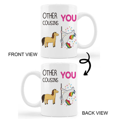 kunlisa Cousins Coffee Mugs for Women Men,Cousins Gifts for Cousin Birthday Gifts for Women Female, Mug-11oz Cup