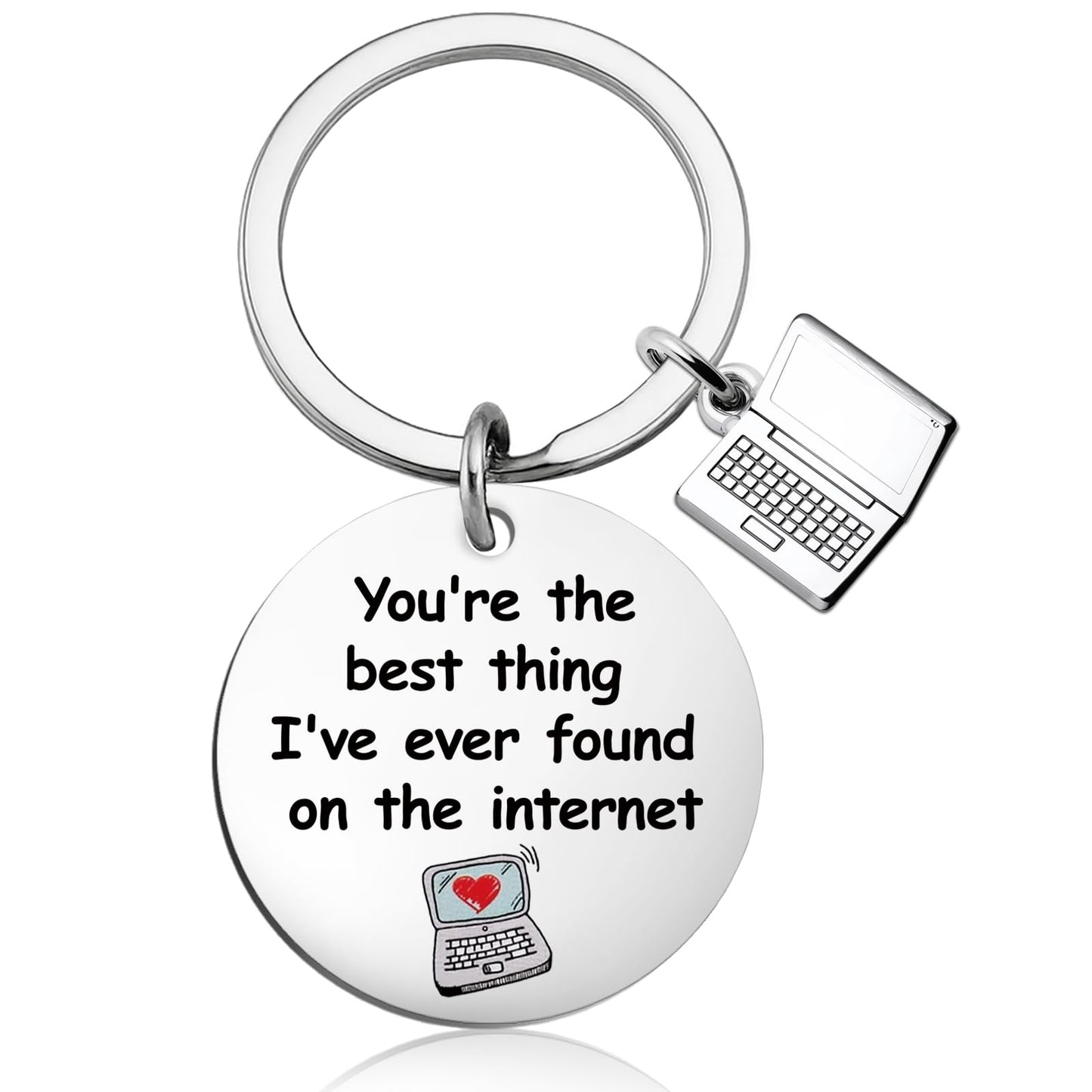 Long Distance Relationship Gifts for Men Women Him Her I Love You Gift for Boyfriend Husband Wife Girlfriend Best Thing I Found on The Internet Romantic Gift for Him Her