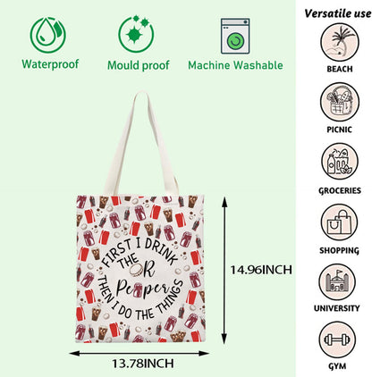 FOTAP Fizzy Drink Gift Pepper Soda Inspire Tote Bag Soda Lovers Gifts Soda Social Club Shoulder Bag Soda Addict Gift