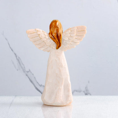 Kohehe Retirement Gift for Woman, Happy Retirement Gift for Woman, 5.5” Angel Figurine for Retirement Party Decorations, Retired Gifts for Coworkers Friends