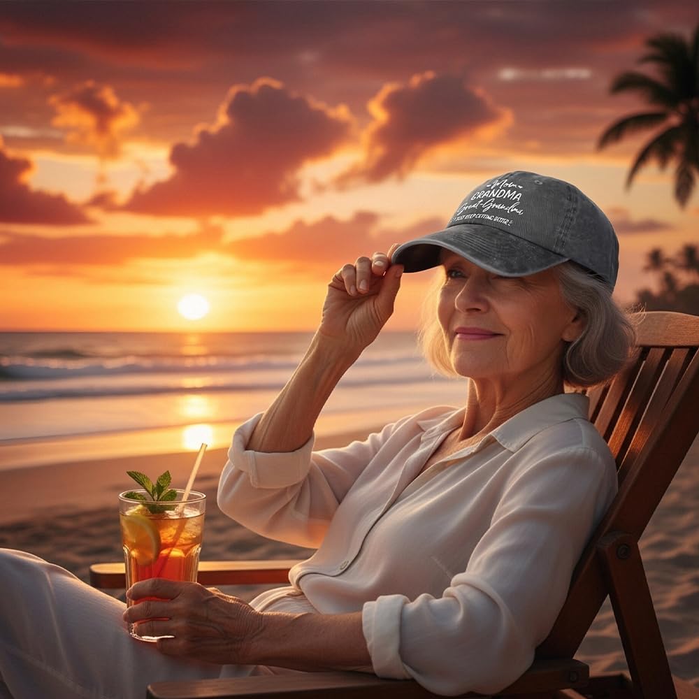 Great Grandma Gifts, Gifts for Great-Grandma Baby Announcement Christmas Mothers Day -Adjustable Baseball Cap