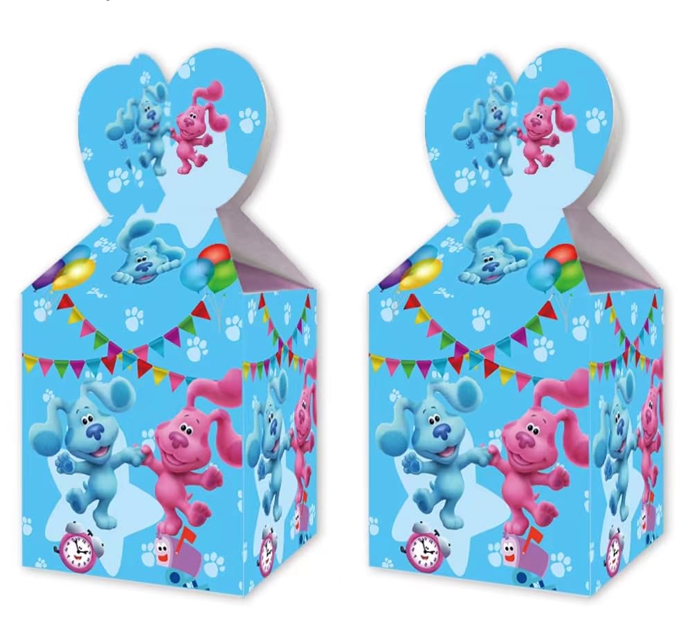 12pcs Blue Dog Candy Box Birthday Party suppliers Decorations The Me