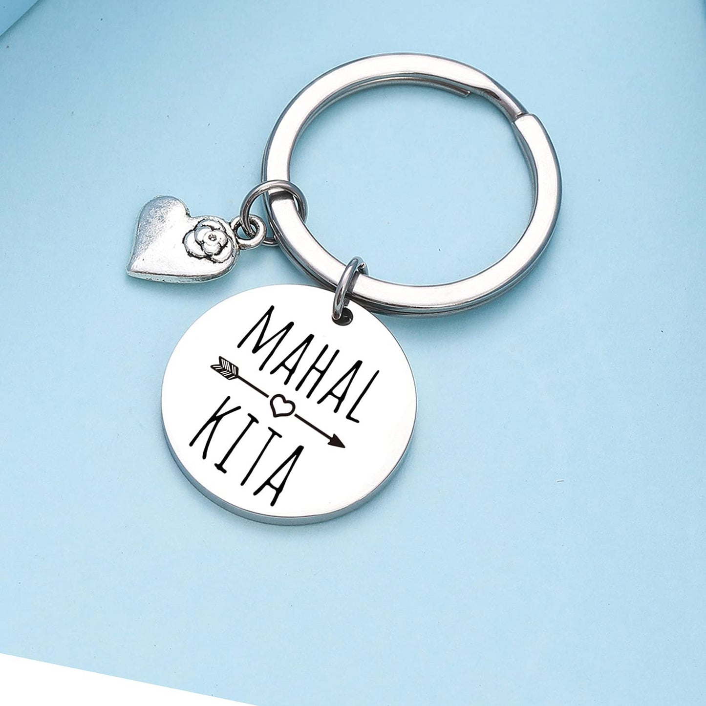 NOTHERS RSZOTW Valentine's Day Keychain Filipino Keychain Husband Gift Valentine's Day Philippines Jewelry Wife Gift