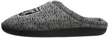 FOCO NFL mens Poly Knit Cup Sole Slipper