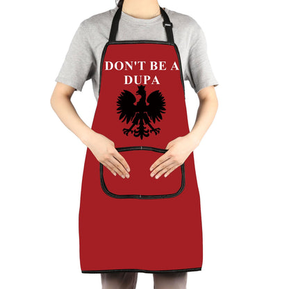 G2TUP Polish Apron Polish Gifts Don't Be A Dupa Polska Aprons Pierogi Lover Apron Dyngus Day Gifts Poland Kitchen Gift
