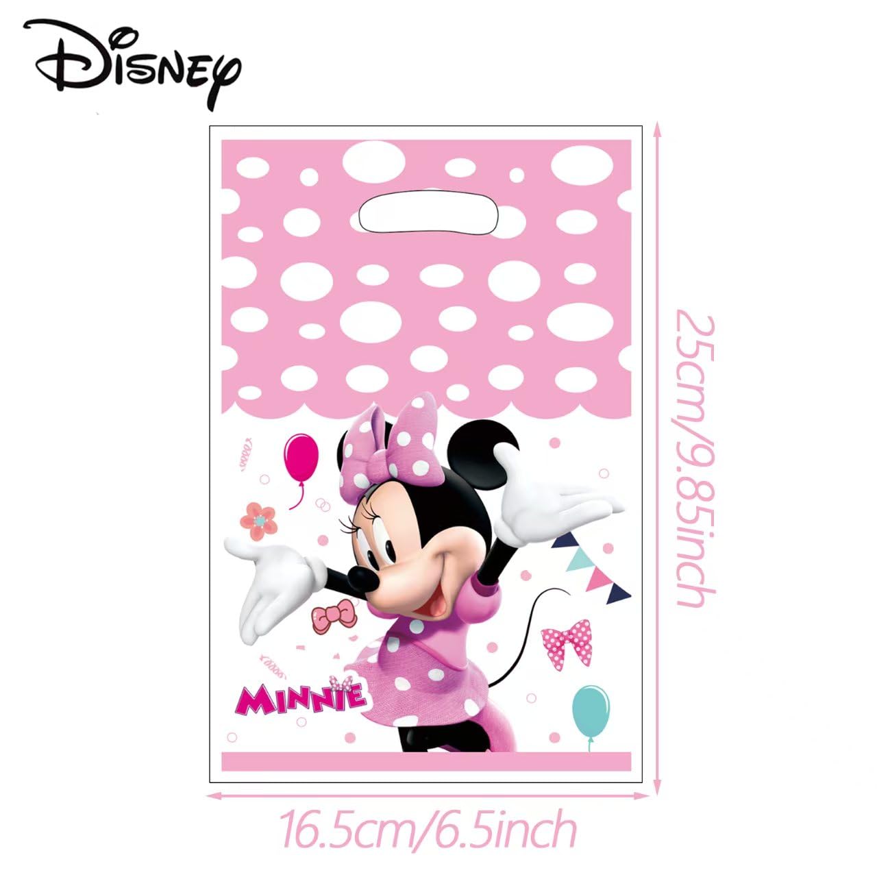 30PCS Minnie party gift bags, supplies, and decorations. Perfect for cartoon parties, ideal for kids, and great for family events, prizes, carnivals, and Christmas