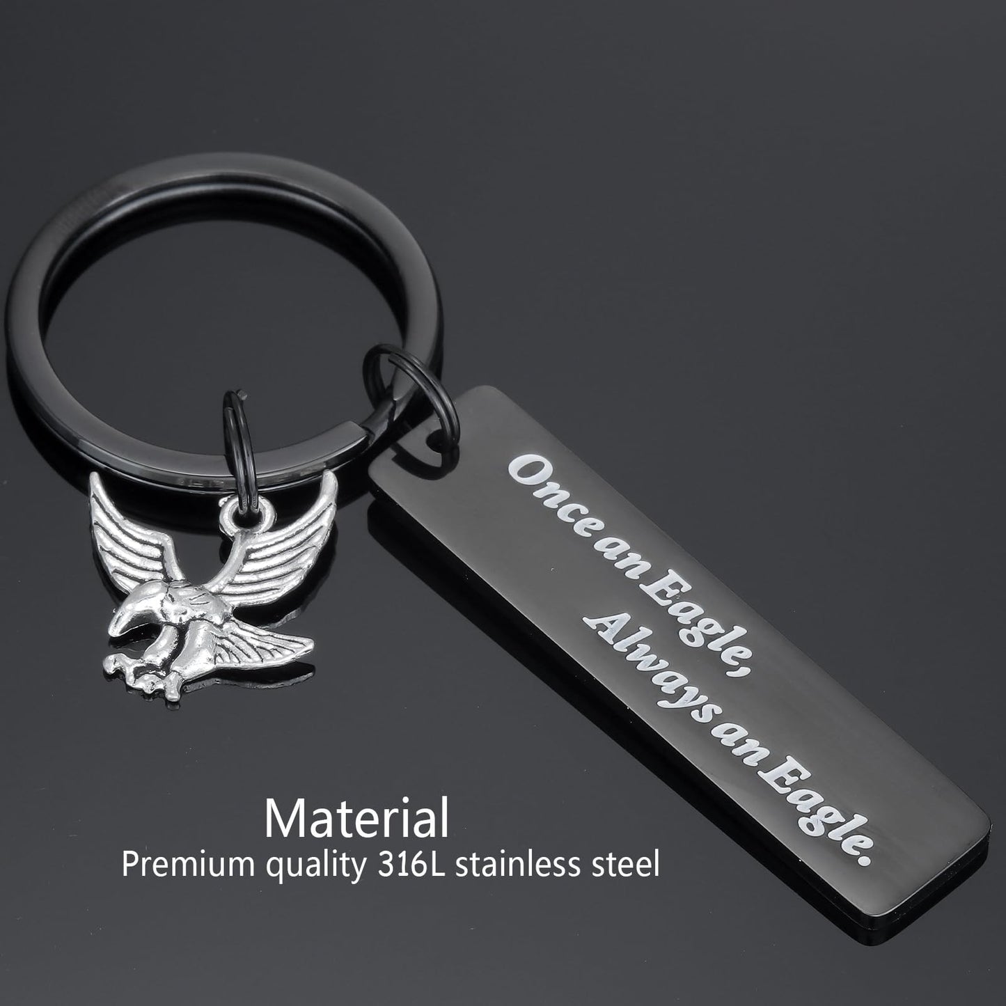 HUTIMY Eagle Scout Teens Christmas Birthday Keychain Gift Ideas Ceremony Boy Scout Key Chain