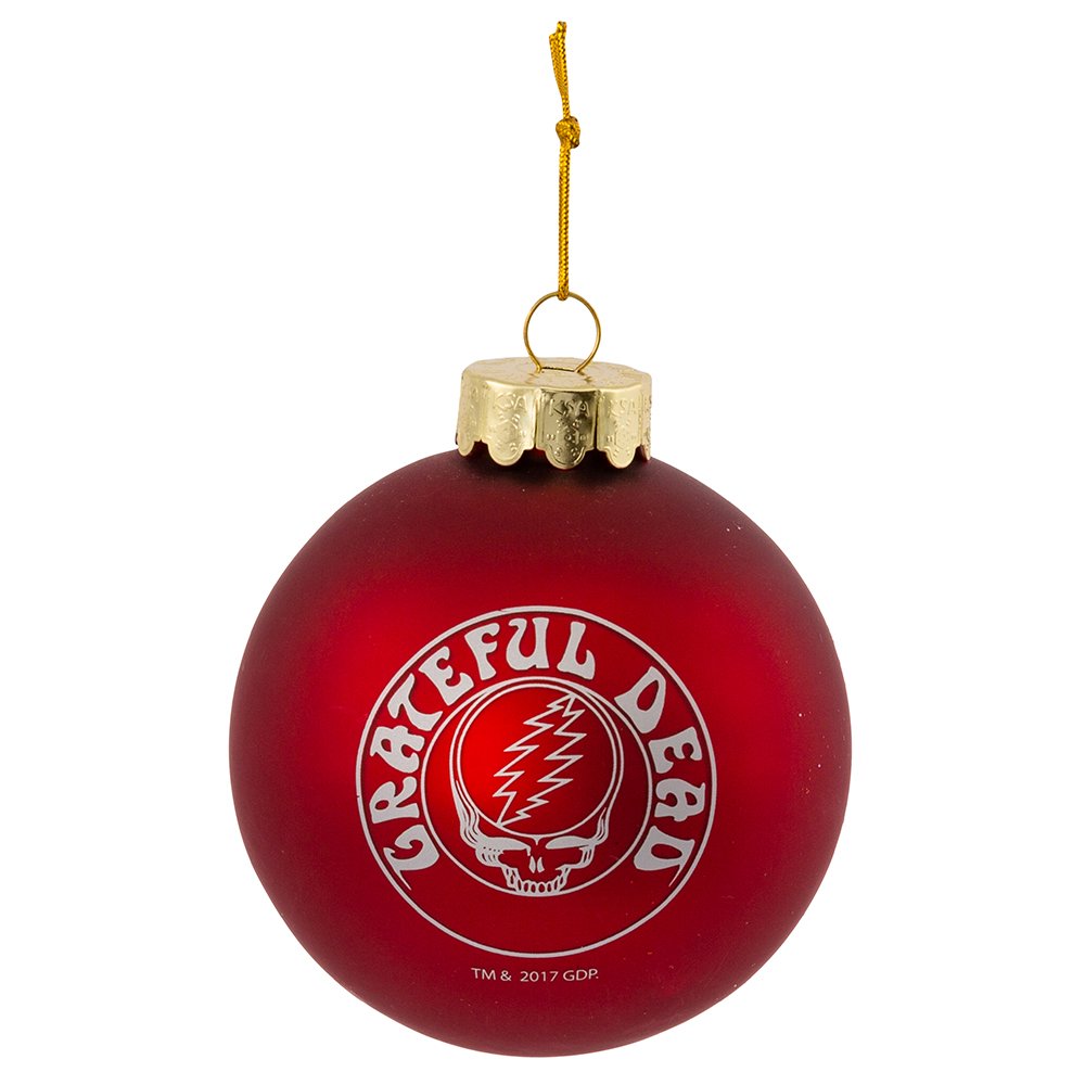Kurt Adler GD4171 80mm Grateful Dead Glass Ball