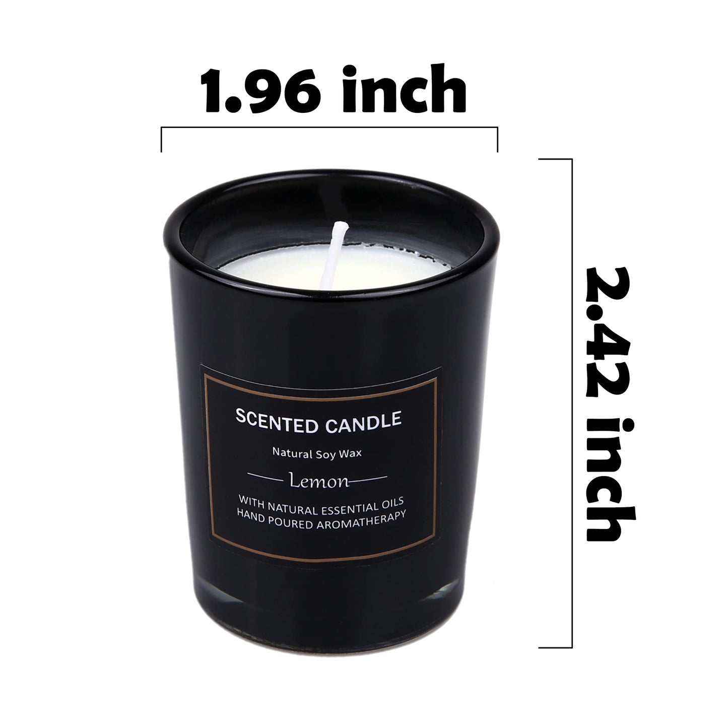 12pcs 2.5oz Scented Candles Gift Set Soy Wax Decorative Candles for Home.