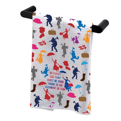 BDPWSS Mary Umbrella Kitchen Towel Mary Musical Fans Gift for in Every Job That Must Be Done There is an Element of Fun Gift (in Every Job TW)